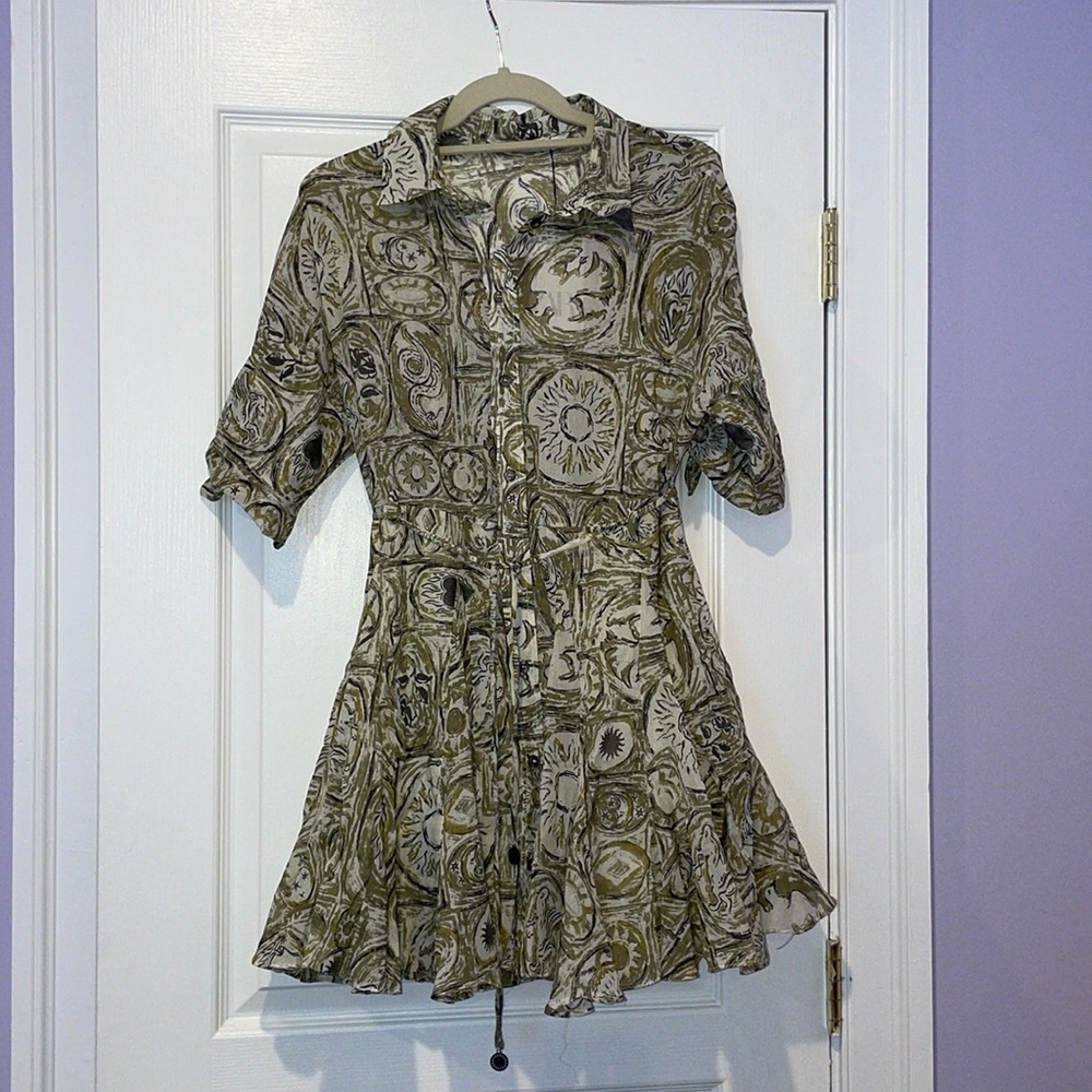 ZARA green summer dress